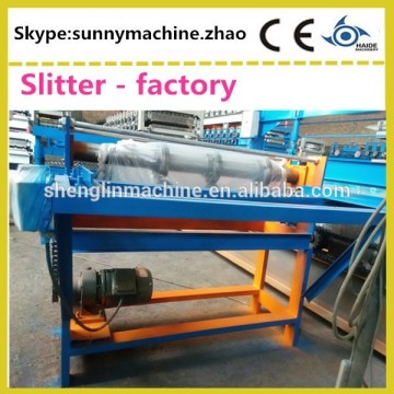 simple metal sheet slitting machine