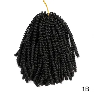 MYZYR 8'' Bomb Passion Twists Bob Spring Twist Crochet Braids Synthetic Braiding Hair Jamaica Bounce For Women jumbo braiding