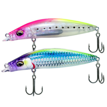 Atti per la pesca a matita a lebbro corto a lungo termine a cottura a cottura a basso contenuto di labbro-75 mm 8g/95 mm 14g Talle della pesca pike