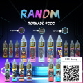 Randm Tornado 7000 Vape descartável recarregável