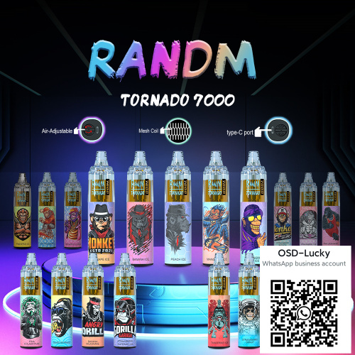 Hot Sale RandM Tornado 7000 Puffs Disposable Vape
