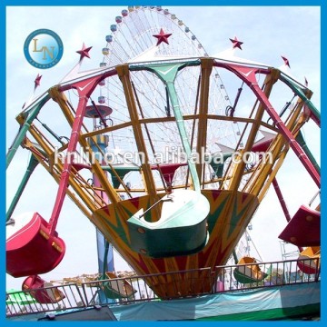 China factory direct manufacturing outdoor playground family equipment amusement super swing flying chair rides