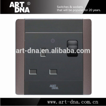 UK Standard A68 13A BS Socket with Switch&Neon