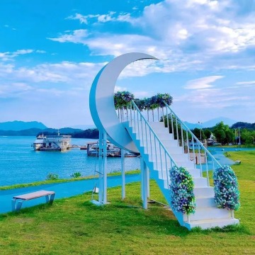 سياحة ثقافية منطقة ذات مناظر طبيعية خلابة ديكور فني سلالم