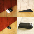 1/2pcs Door Wedge Shaped Plastic Door Stops Non-Slip Black Door Buffers for Office Home Baby Safe Floor Door Stopper