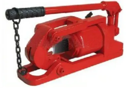 Hydraulic wire rope cutters