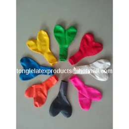 colorful natual latex rubber heart balloons