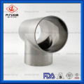 SS304 or SS316 Sanitary Piping component fittings tee