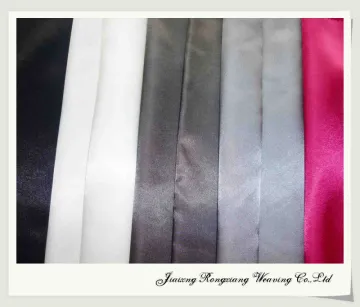 Evening Dress 100% Polyester Charmuse Slik Satin Fabrics stripe satin fabric