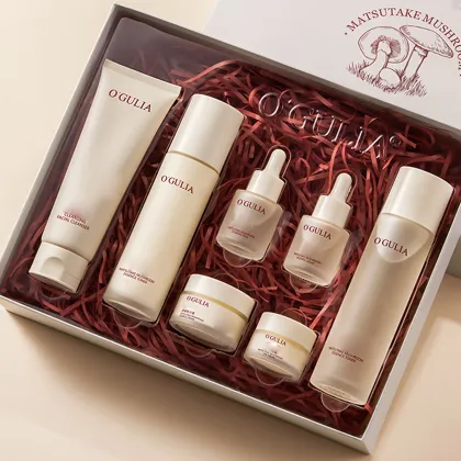 OEM Skincare Kit: Matsutake Mushroom Face Care Set for Sensitive Skin - Brighten, Moisturize, Repair