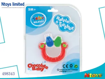 HOT SELLING LOVELY SHAPE ABS BABY RATTLE , 6520610