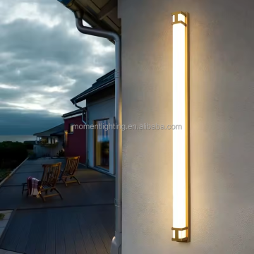 Nordic Waterproof IP65 LED Stainless Steel Stainless Steel Lampu Dinding Luar Ruang