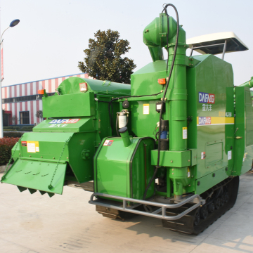 Fuel-efficient price efficient threshing rice harvester