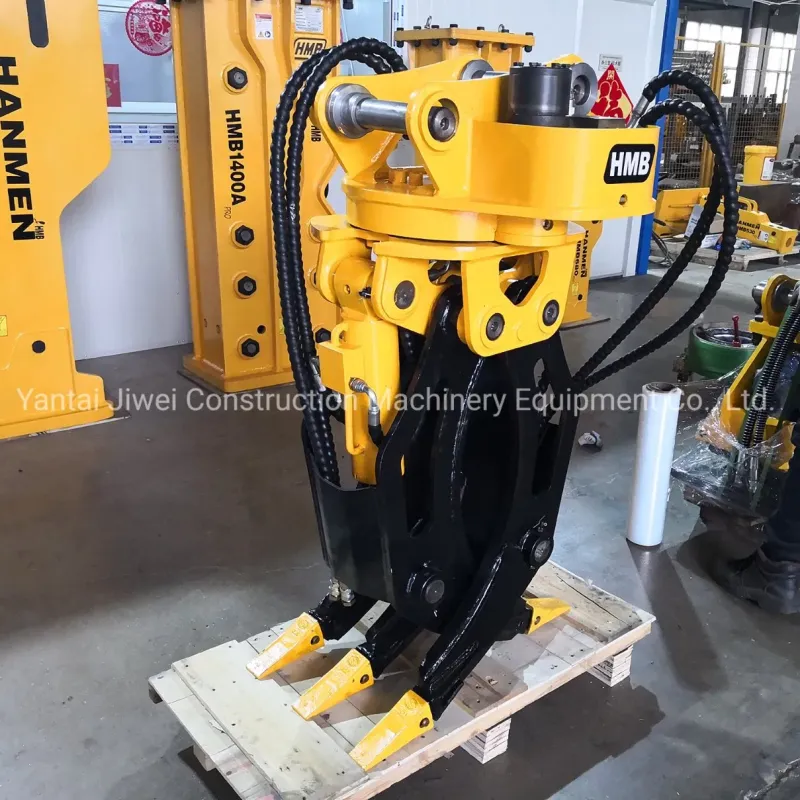 Title: "Automatic Grab Hydraulic Wood Grapple for Industrial Use