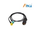 Mazo de cables de remolque de 12 V con enchufe de bayoneta