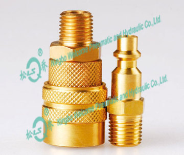 LAM American Type Single Shut-off Quick Coupling (Brass)