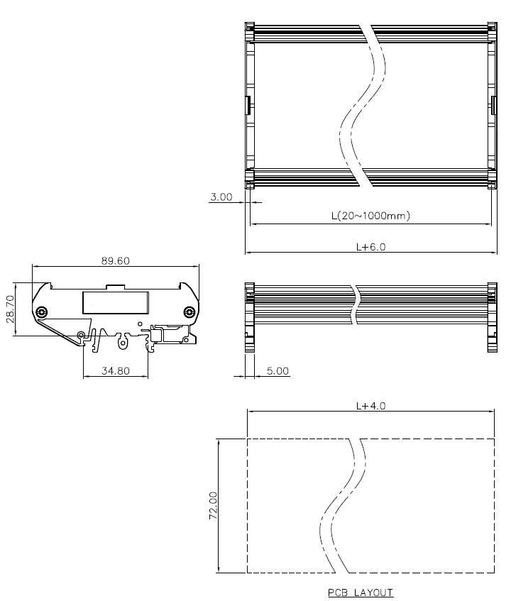 High Quality Pcb Housing/Carrie