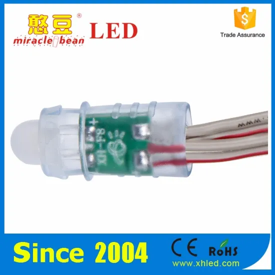 IP67 waterproof 12mm F8 DC12V outdoor single color led with 30000h lifespan