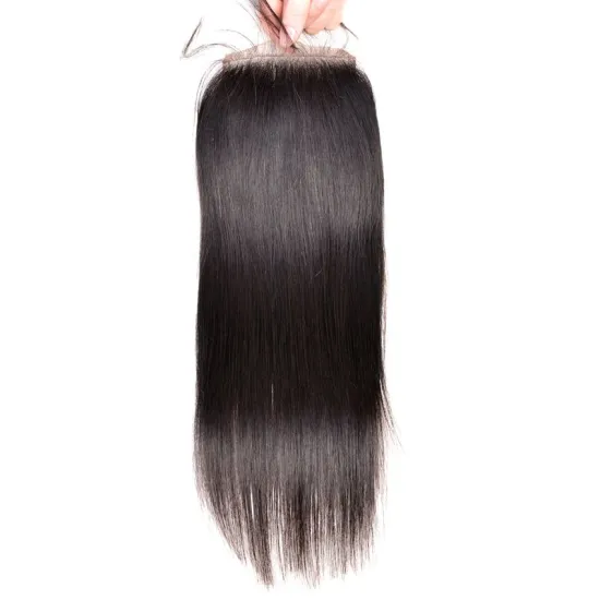 Brazilian Human Hair natural color 4X4 lace closure, , 5X5 and 6X6 lace closure