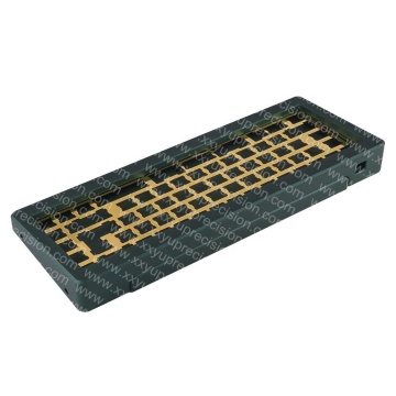 customized cnc machining aluminum alloy 6063 keyboard plate