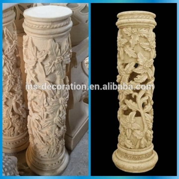 Special design sandstone carving column