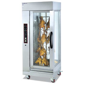 HEJ-206 Electric/Gas Rotisserie Chicken - Factory Price Stainless Steel Commercial Electric Chicken Roaster