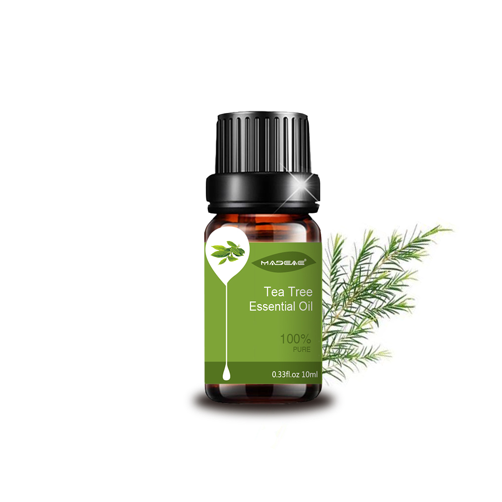 Óleo essencial da árvore do chá 100% puro não diluído aromaterapia natural grau 10 ml