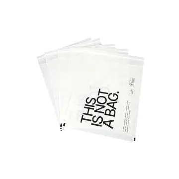 Eco-Friendly Custom Clothing Packaging: Recyclable Glassine Waxed Paper Bags with Company Logo