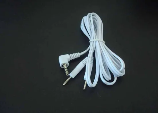 Medical Equipment / Tens Electrode Lead Wire With The Double Syllable Plug, Fda, Ce Tens Lead Wires