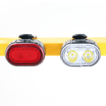 USB Rechargeable Bicycle Tail Light and Headlight for Night Riding Safety