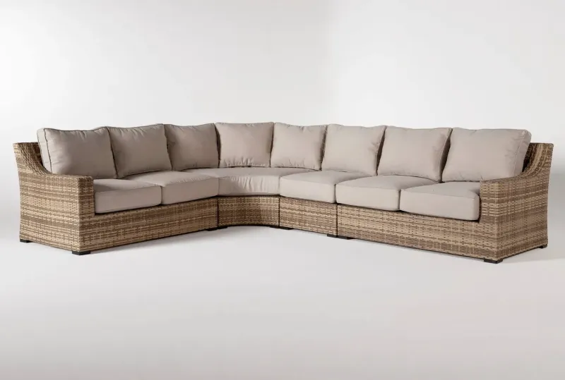 High-End Modern Outdoor Waterproof Wicker Sofa Set