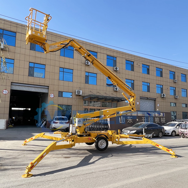 200kg Capacity One Person DC AC Gasoline Diesel Power Electric Aerial Work Platform