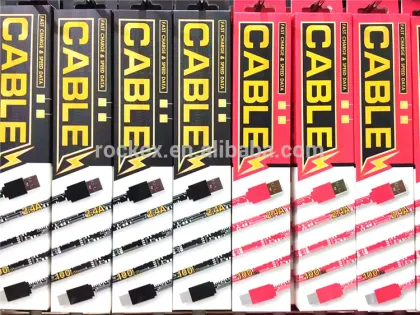 High quality 2.4A PCB board design micro usb cable flat usb cable for android mobile new noodle cable