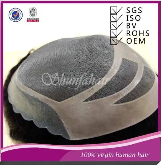human hair men toupee , 100% human hair, Soft base design, stable delivery time, competitive price