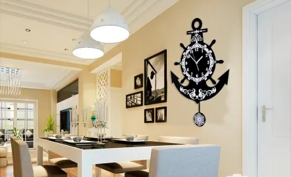 European style clock Acrylic Fashion Wall Clock