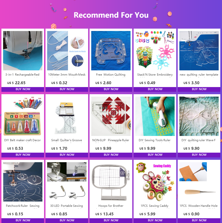 Domestic Sewing Machine Serger Foot Overlock 6 Presser Feet Set With