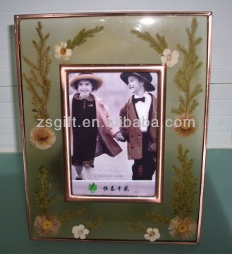 amazing wholesale classic glass picture frame with metal lipping