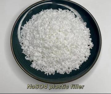 Sodium sulfate masterbatch is filler transparently