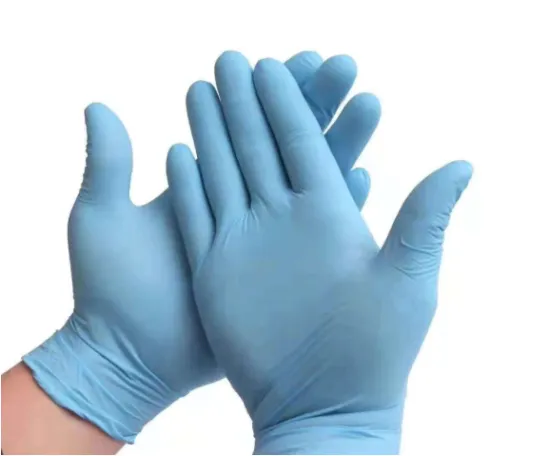 Medical use disposable Nitrile gloves in stock