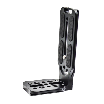 DSLR Camera L Bracket with Quick Release Plate: Versatile Compatibility for Tripod, Monopod, and Stabilizer Use