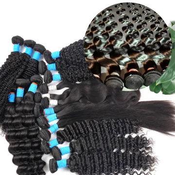 12A 10A Cuticle Aligned Virgin Hair, Double Weft human Hair Extension Vendors, Raw Unprocessed Mink Brazilian Hair Bundles