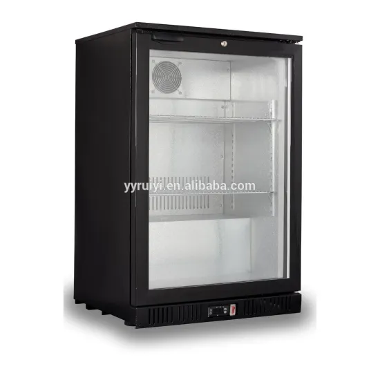 Fan direct cooling single door back bar