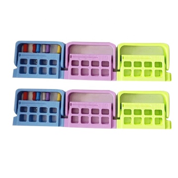 8 holes grinding head files placing boxes