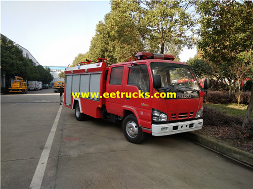 ISUZU 700 Gallons Fire Rescue Trucks