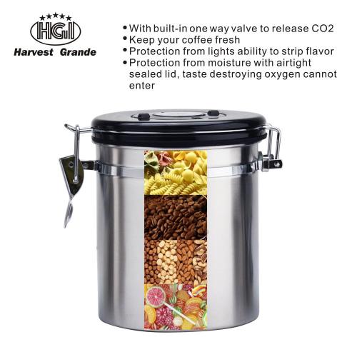 22oz Airtight Coffee Storage Container with Scoop