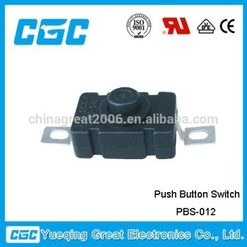 PBS-012 30VDC on-off black Push Button Switch