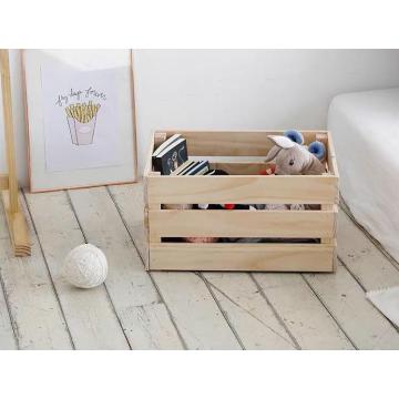 Decorative Wooden Storage Container Boxes Wood Crates