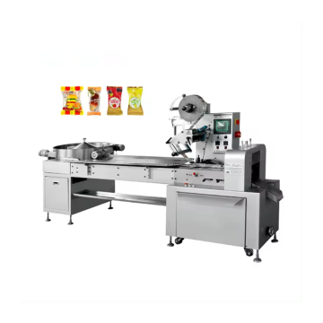 Haitel -Kissen -Kissen -Horizontalkeks -Packmaschine für Harte Süßigkeiten und Gummibärchenverpackung