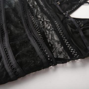 body lingerie hot customed sexy in pizzo trasparente da donna