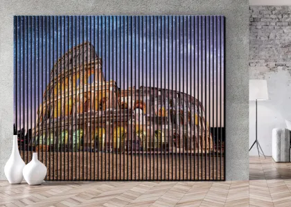 Printed Sound Proof slat Wall Panels